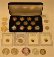 Large Lot of Various Collector Coins