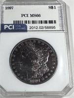 1897 Better Date MS66 Morgan Dollar-$925 CPG