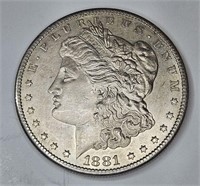 1881 s BU Grade Morgan Silver Dollar