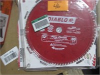 Diablo 12", 80 Tooth Saw Blade