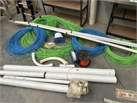 8 Rolls Fibre Optic Cable & Qty PVC Conduit & Pipe