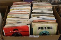 Box of 45 Records