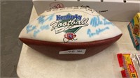 Kentucky Wildcats Autographed Football (Blurry Sig