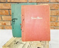 Two vintage scrapbooks. Dated 1936-38. Both are