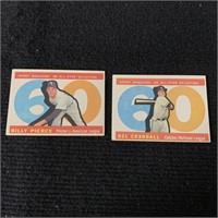 1960 Topps All Stars Baseball Cards