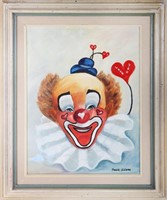 FRANK SINATRA IN THE MANNER OF CLOWN PAINTING