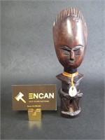 African Asante Female Figural Wood Carving