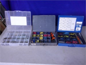 trays, wire connectors, hardware