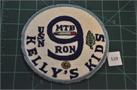 MTB 9 Ron USN Kell's Kids
 1960s Military Patch