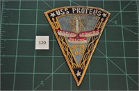 USS Proteus AS19 US Navy Military Patch 1960s