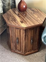 Pair of Octogon Vintage End Tables