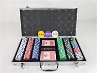 Poker Set with Metal Case