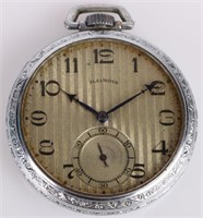 VINTAGE ILLINOIS POCKET WATCH ART DECO STYLE