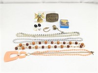 Assorted Vintage Pearl Accessories Set