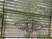 K - 28X14 STAINED HANGING GLASS (K2)