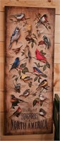 Song birds & water fowl pics 12" x 30"