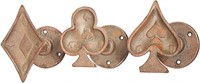 Set of 3 Decorative Cast Iron Wall Mount Hooks