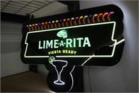 Lime-a-Rita LED sign