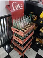 Enjoy Coke cart only, crates/bottles not included