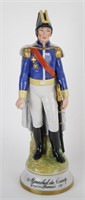 HAND PAINTED PORCELAIN MILITARY FIGURE