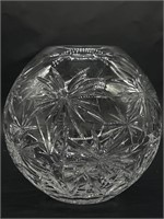 Cut Crystal Rose Bowl