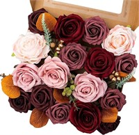 Artificial Flowers Rose Combo Gift Box Set with St