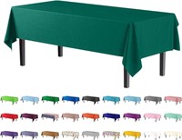 Exquisite 12-Pack Premium Plastic Tablecloth 54in.