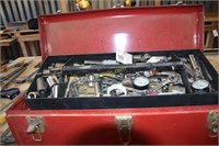 Craftsman tool box with sockets, wrenches,