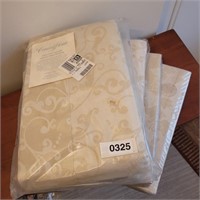 Lot of 4 NEW Twin Flat Sheets Natural Coming Home