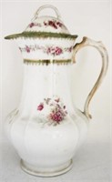 Austria Porcelain Chocolate Pot - 10" tall