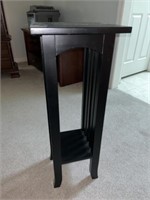 Square top Black Plant Stand