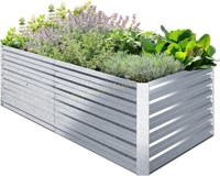 6 x 3 x 1.9 FT Metal Raised Garden Beds