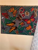 Butterfly carpet rug picture