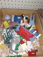 Bix Lot of Various Plastic House Parts and Figures