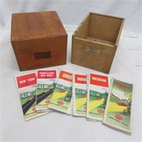 Maps / Advertising Box / Wood Box - Dovetail