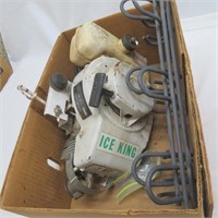 Ice King Engine for Parts + Wall Tool Holder