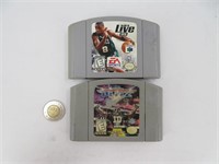 2 jeux pour Nintendo 64, NBA et NFL