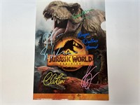 Autograph COA Jurassic World PROMO Folder