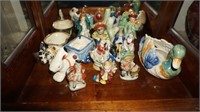 Collection of Occupied Japan Figurines, Planter