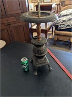 Pot-Belly Stove Smoking Stand