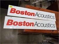 Boston Acoustics signs (2)