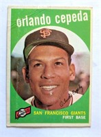 1959 Topps Orlando Cepeda RC Rookie Card #390