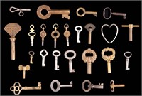 Vintage & Antique Keys of Various Types