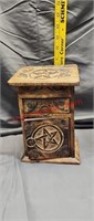 Star design wooden box