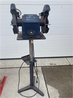 Mastercraft 8 inch bench grinder on stand