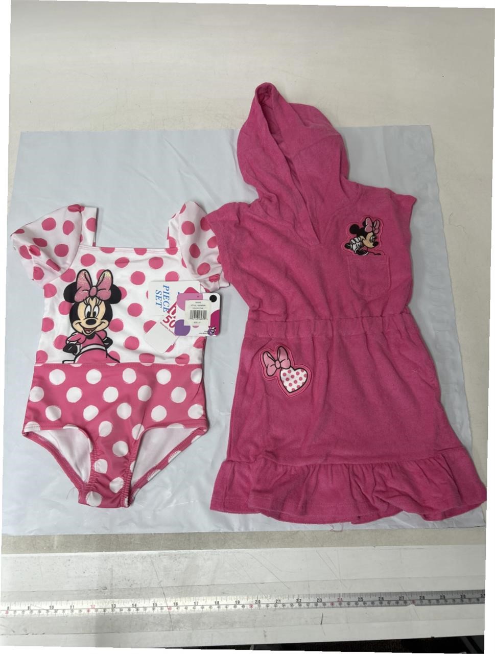 Minnie Mouse swimwear 2 Piece Set, 2T, UPF 50 +