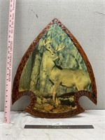 Vintage Deer Arrowhead Picture