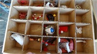 Assorted Christmas ornaments