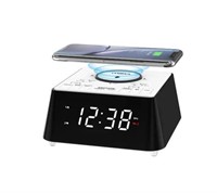 Alarm Clock Radio with Wireless Charging iTOMA