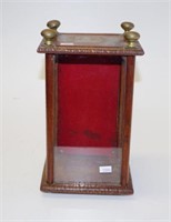 Antique French specimen display case